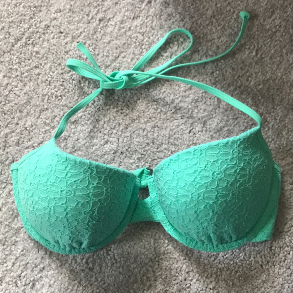 Halter push up bikini top